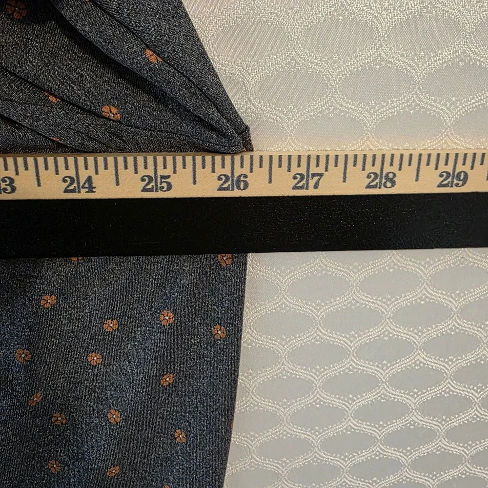 Nike Dri-FIT Mens XXL Gray Orange Floral Print Golf Polo Shirt Standard Fit
